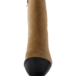 Eiffel Block Heel Faux Leather Mid-Calf Boots