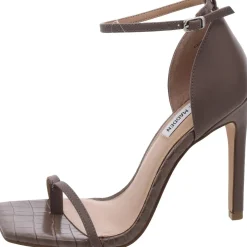 Electra Embossed Faux Leather Ankle Strap