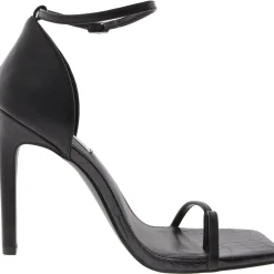 Electra Embossed Faux Leather Ankle Strap