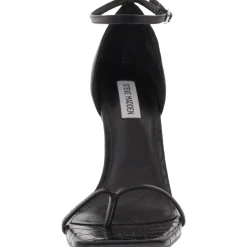 Electra Embossed Faux Leather Ankle Strap