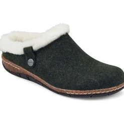 Elena Solid Faux Fur Slide Slippers