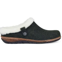 Elena Solid Faux Fur Slide Slippers