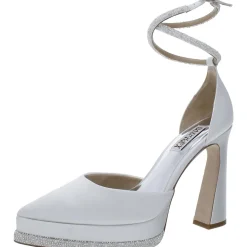 Eliana Satin Embellished Pumps