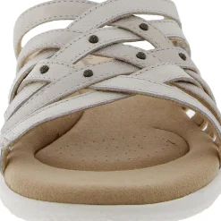 Elizabelle Rio Adjustable Leather Slide Sandals