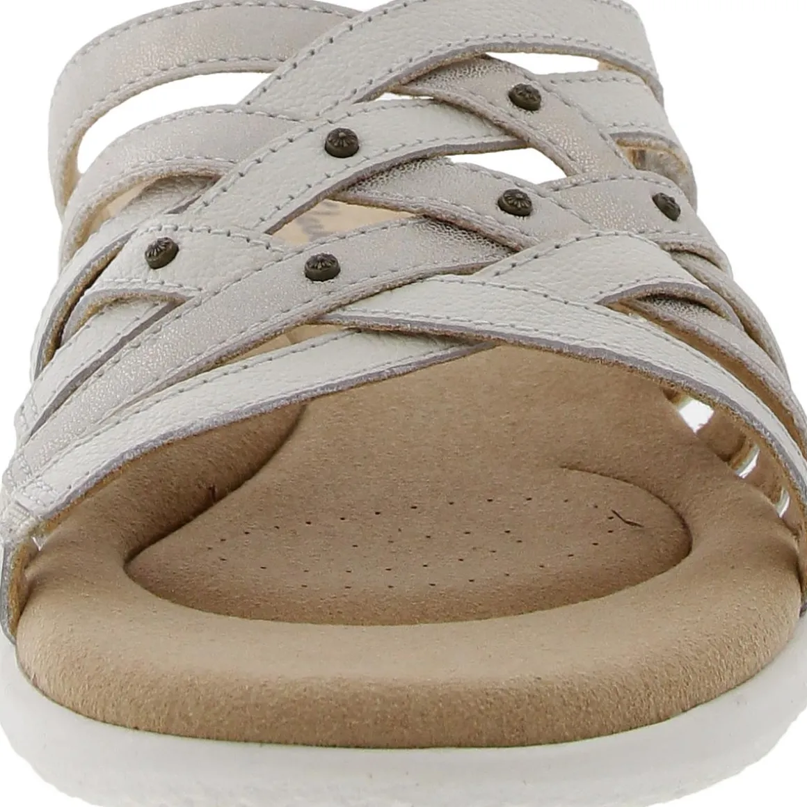 Elizabelle Rio Adjustable Leather Slide Sandals