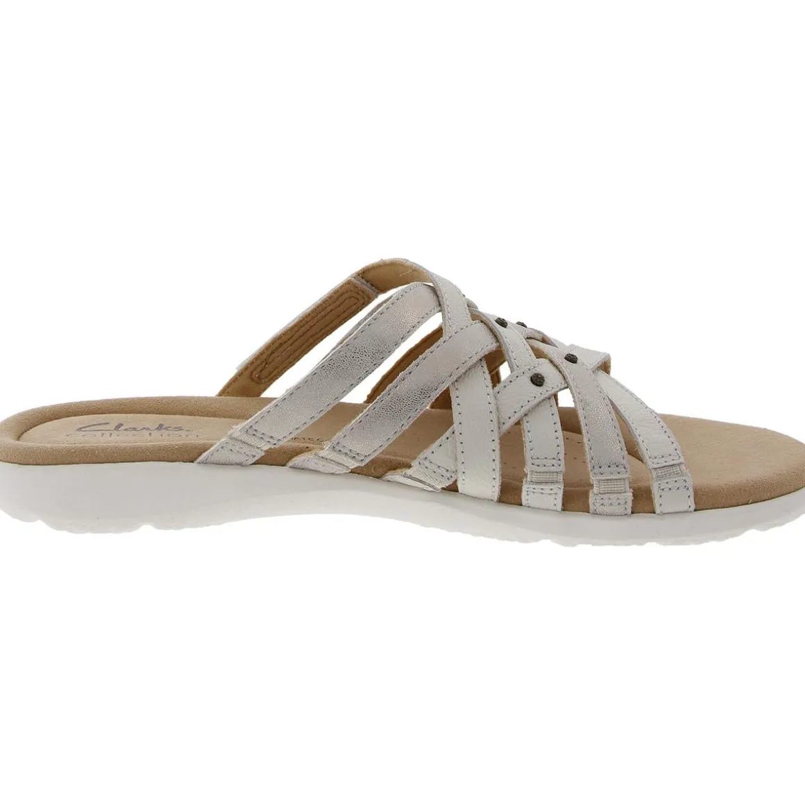 Elizabelle Rio Adjustable Leather Slide Sandals