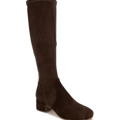 Ella Stretch Boot Leather Knee-High Boots
