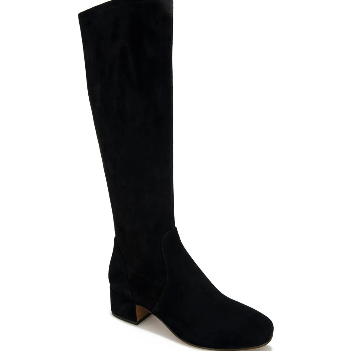 Ella Stretch Boot Leather Knee-High Boots