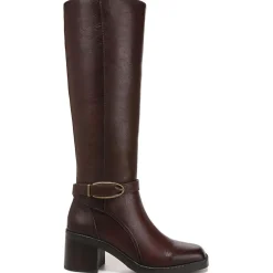 Elliot Leather Square Toe Knee-High Boots