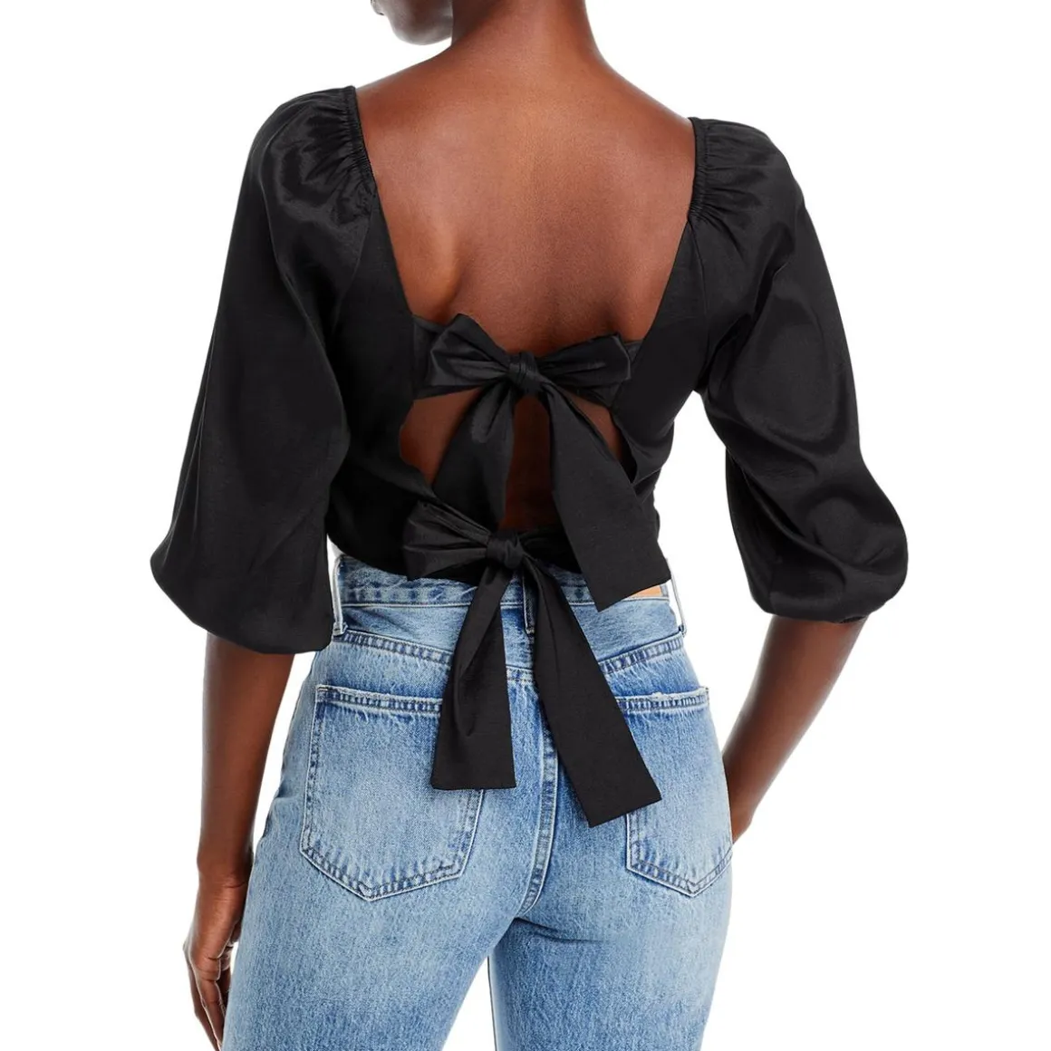 Elora V-Neck Short Crop Top