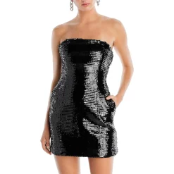 Elsie Sequin Fringe Cocktail And Party Dress