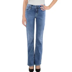Elyse Mid-Rise Slim Bootcut Jeans