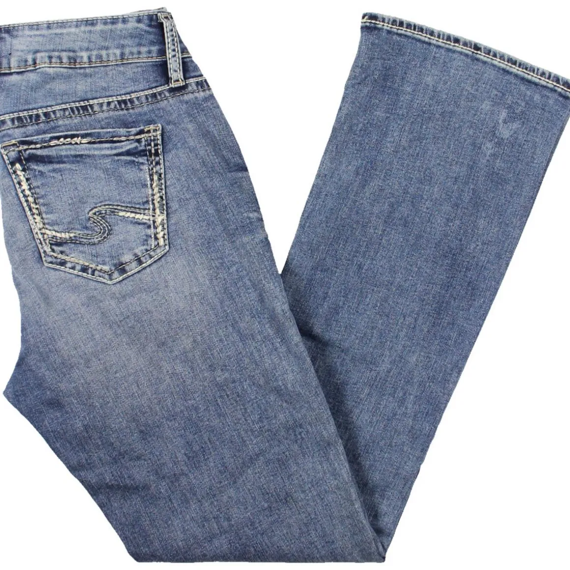 Elyse Mid-Rise Slim Bootcut Jeans