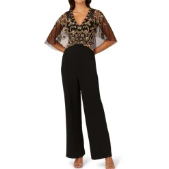 Embellished Crepe Jumpsuit