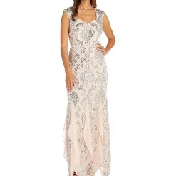 Embellished Formal Evening Dress