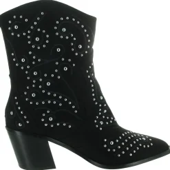 Embellished Mid-Calf Boots