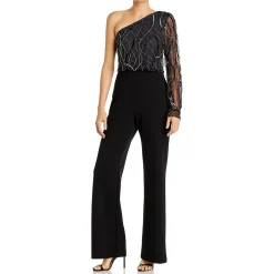 Embellished One Shoulder Jumpsuit