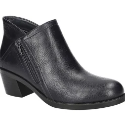 Embossed Faux Leather Booties