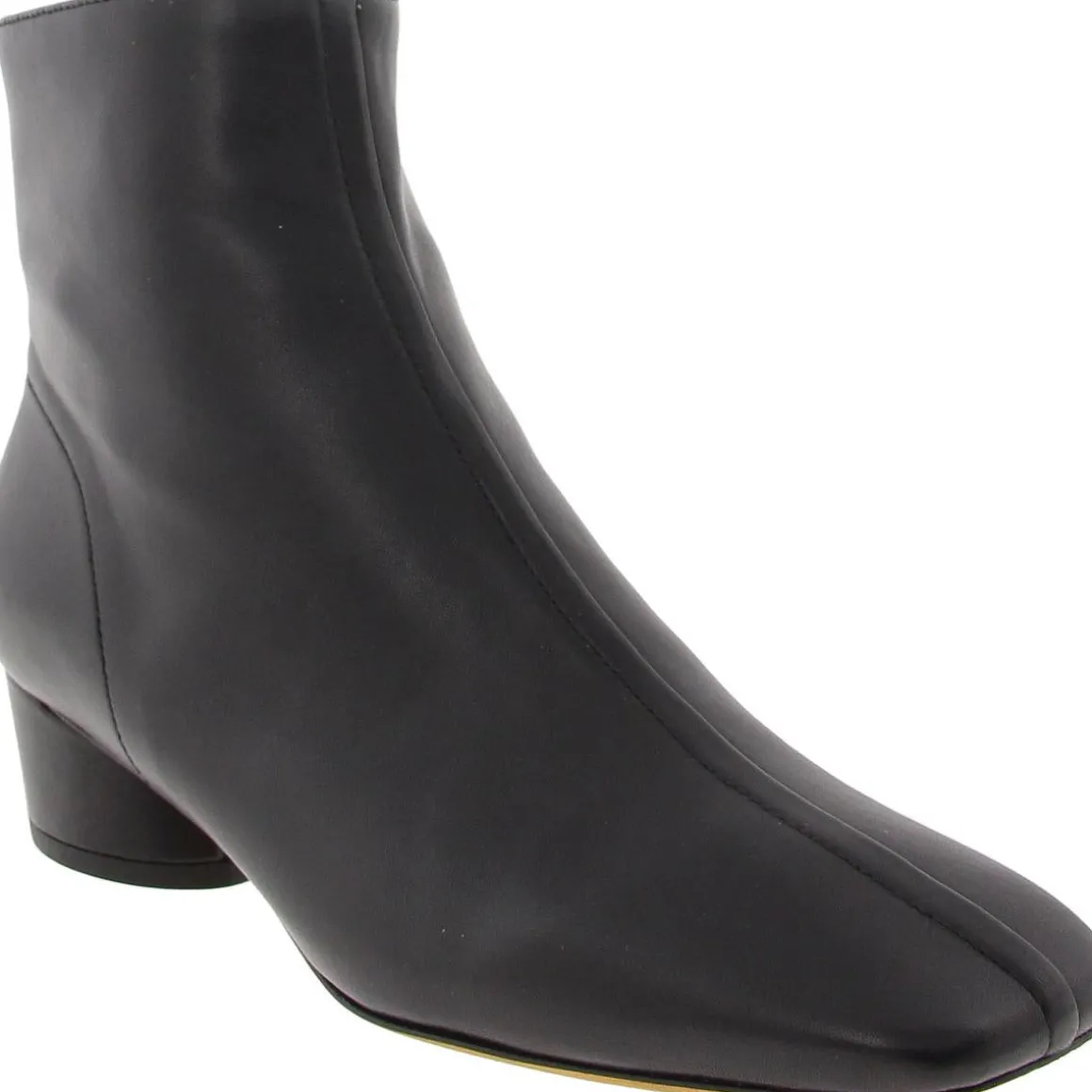 Embossed Leather Ankle Boots