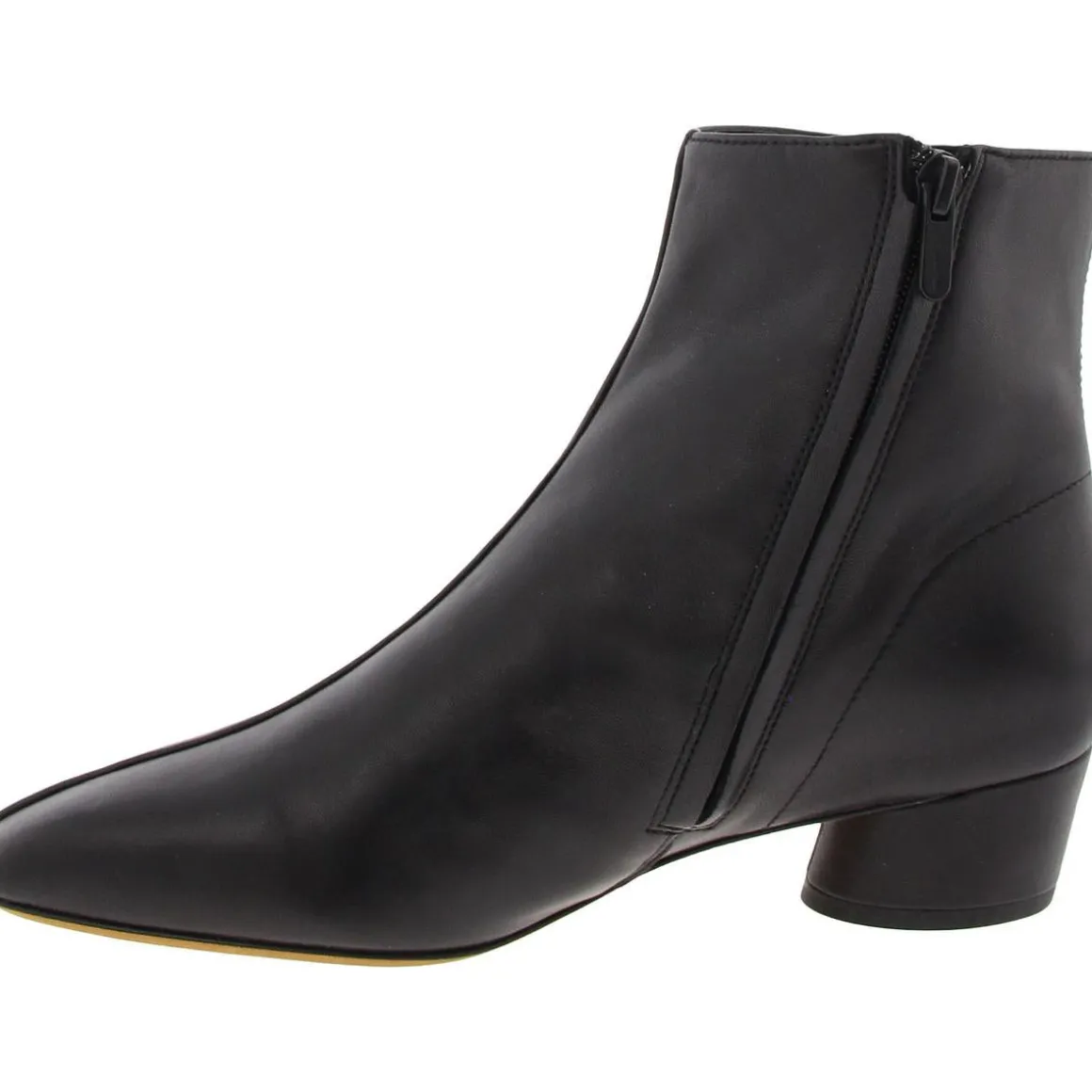 Embossed Leather Ankle Boots
