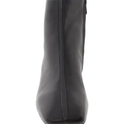 Embossed Leather Ankle Boots