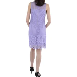 Embroidered Lace Sheath Dress
