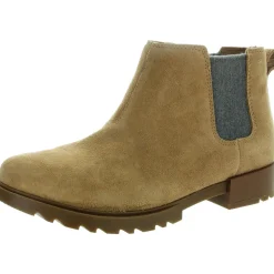 EMELIE II Chelsea WP Faux Suede Casual Ankle Boots