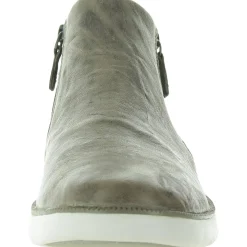 Emery Double Zipper Leather Shooties