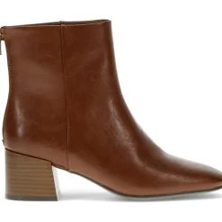 Emilie Zipper Faux Leather Booties