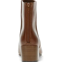 Emilie Zipper Faux Leather Booties