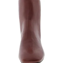 Emilie Zipper Faux Leather Booties