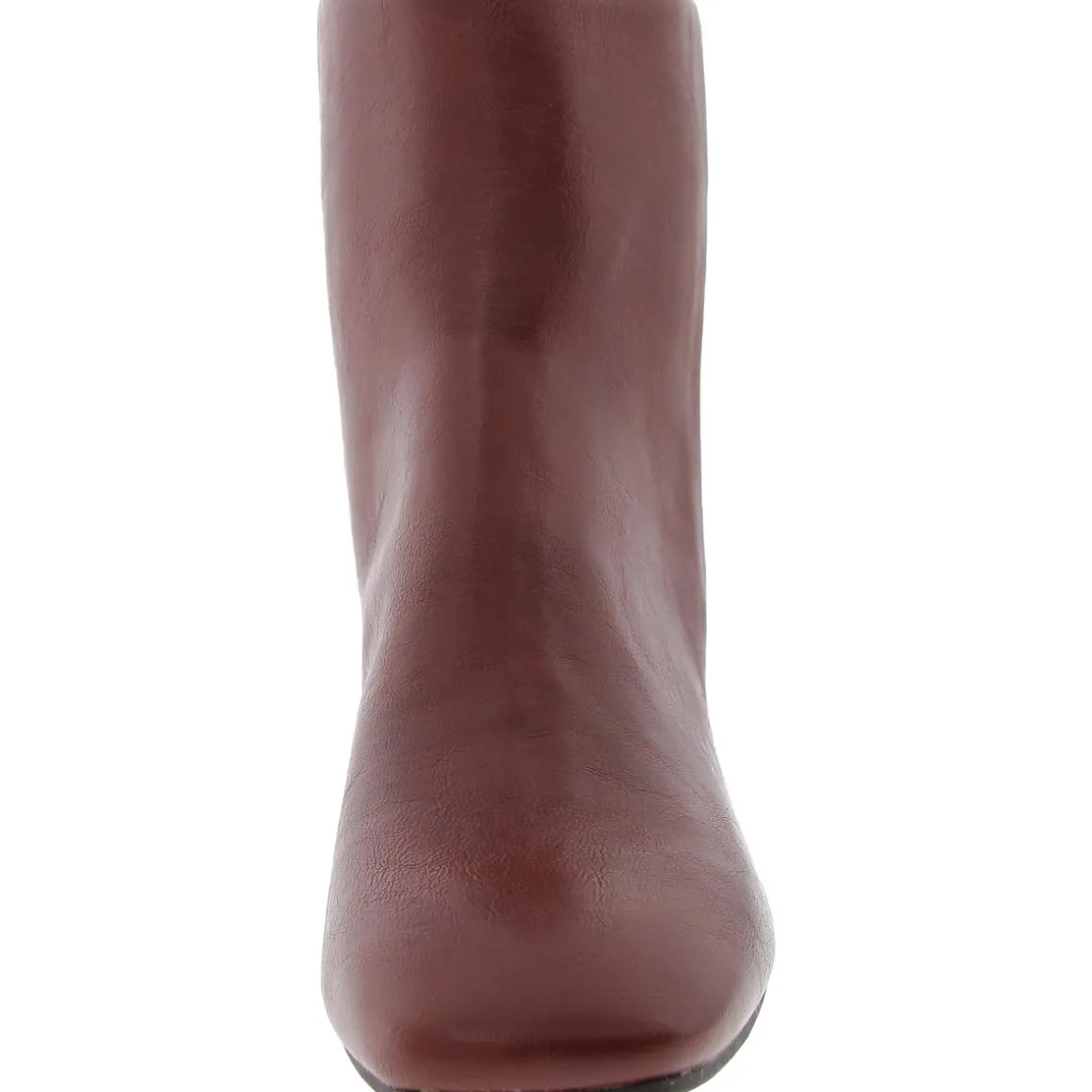 Emilie Zipper Faux Leather Booties