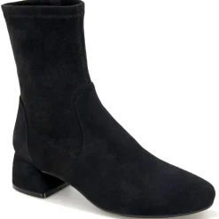 Emily Suede Block Heel Booties