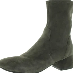 Emily Suede Block Heel Booties