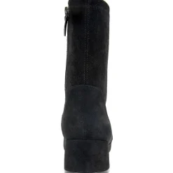 Emily Suede Block Heel Booties