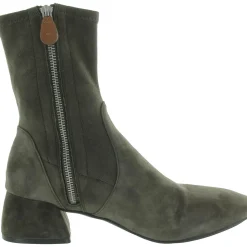 Emily Suede Block Heel Booties