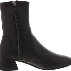 Emily Suede Block Heel Booties