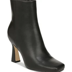 Emma Faux Leather Square Toe Ankle Boots