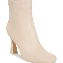 Emma Faux Leather Square Toe Ankle Boots