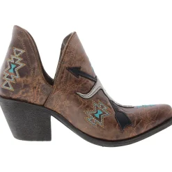 ENCORE SOUTHWESTERN Embroidered Leather Chelsea Boots