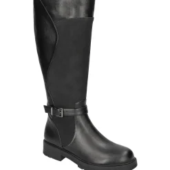 Erica Double Zipper Faux Leather Knee-High Boots