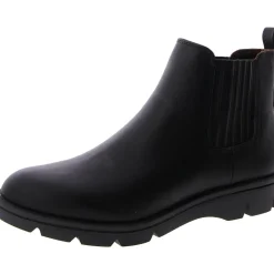 ERIN Faux Leather Laceless Ankle Boots