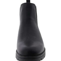 ERIN Faux Leather Laceless Ankle Boots