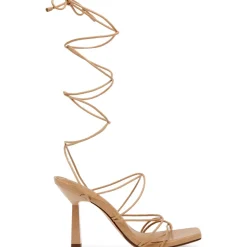 Eross Cushioned Footbed Strappy Heels