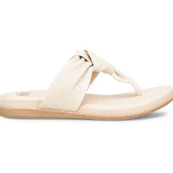 Essie Leather Slip on Thong Sandals