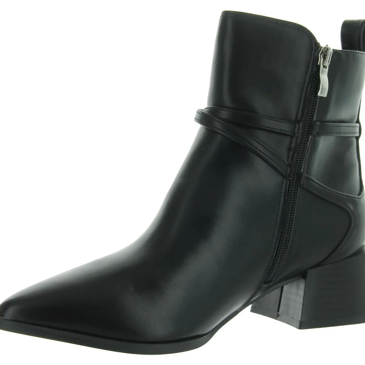 Estelle Pointed Toe Adjustable Ankle Boots