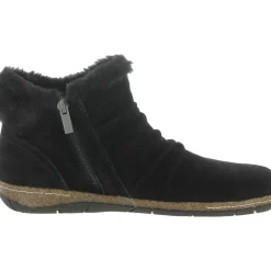 ETERIC Suede Faux Fur Lined Booties