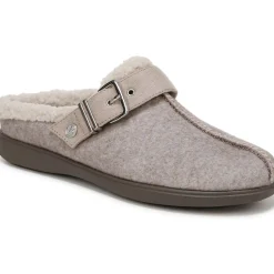 Eternity Buckle Faux Fur Slide Slippers