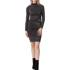 Etta Metallic Cut-Out Sheath Dress