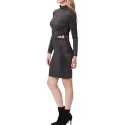 Etta Metallic Cut-Out Sheath Dress